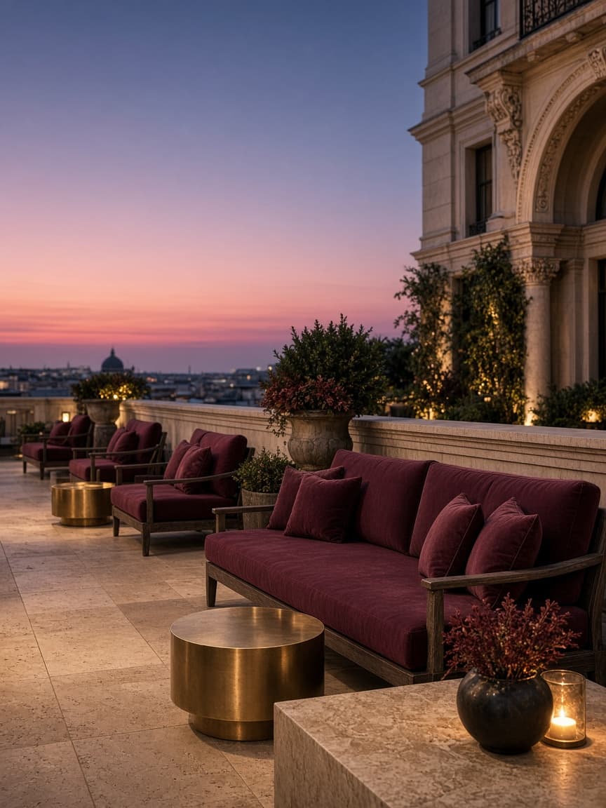 Rooftop at Dusk